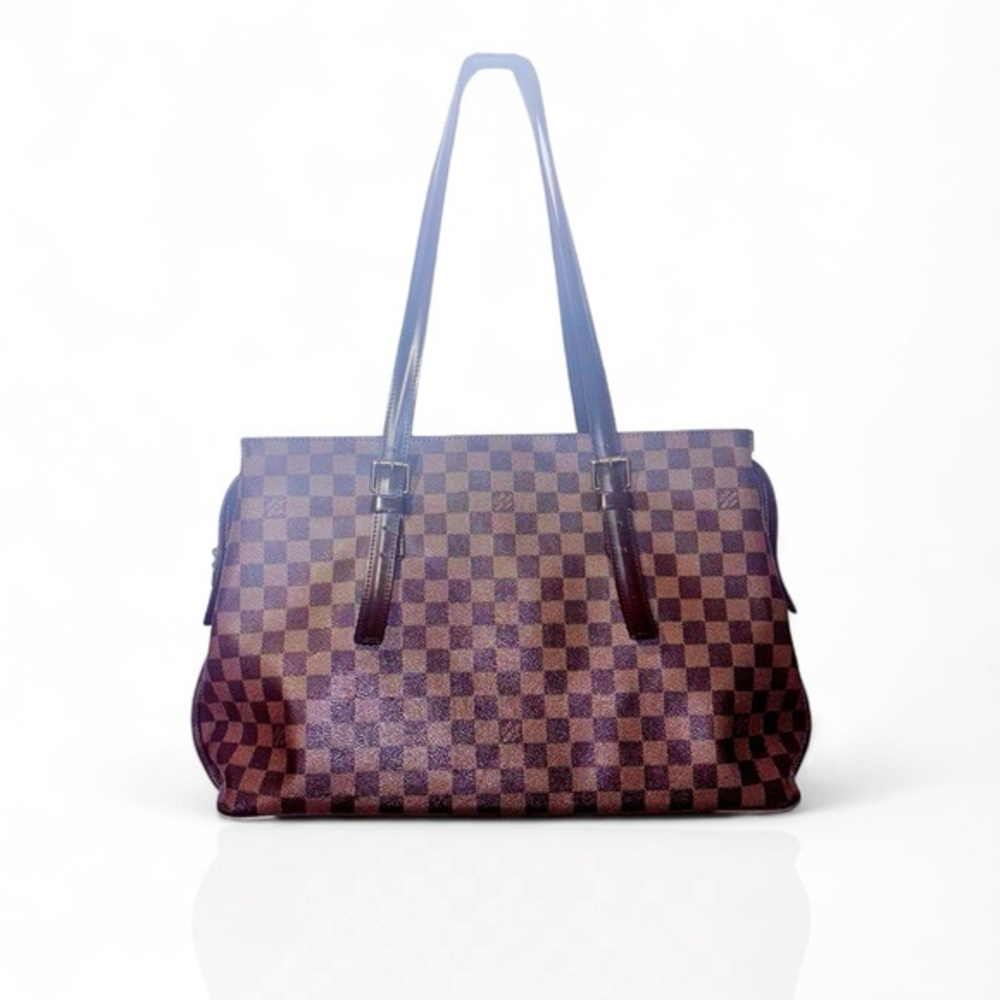 LOUIS VUITTON Chelsea Damier Ebene Shoulder Bag (Pre-owned & Authentic)